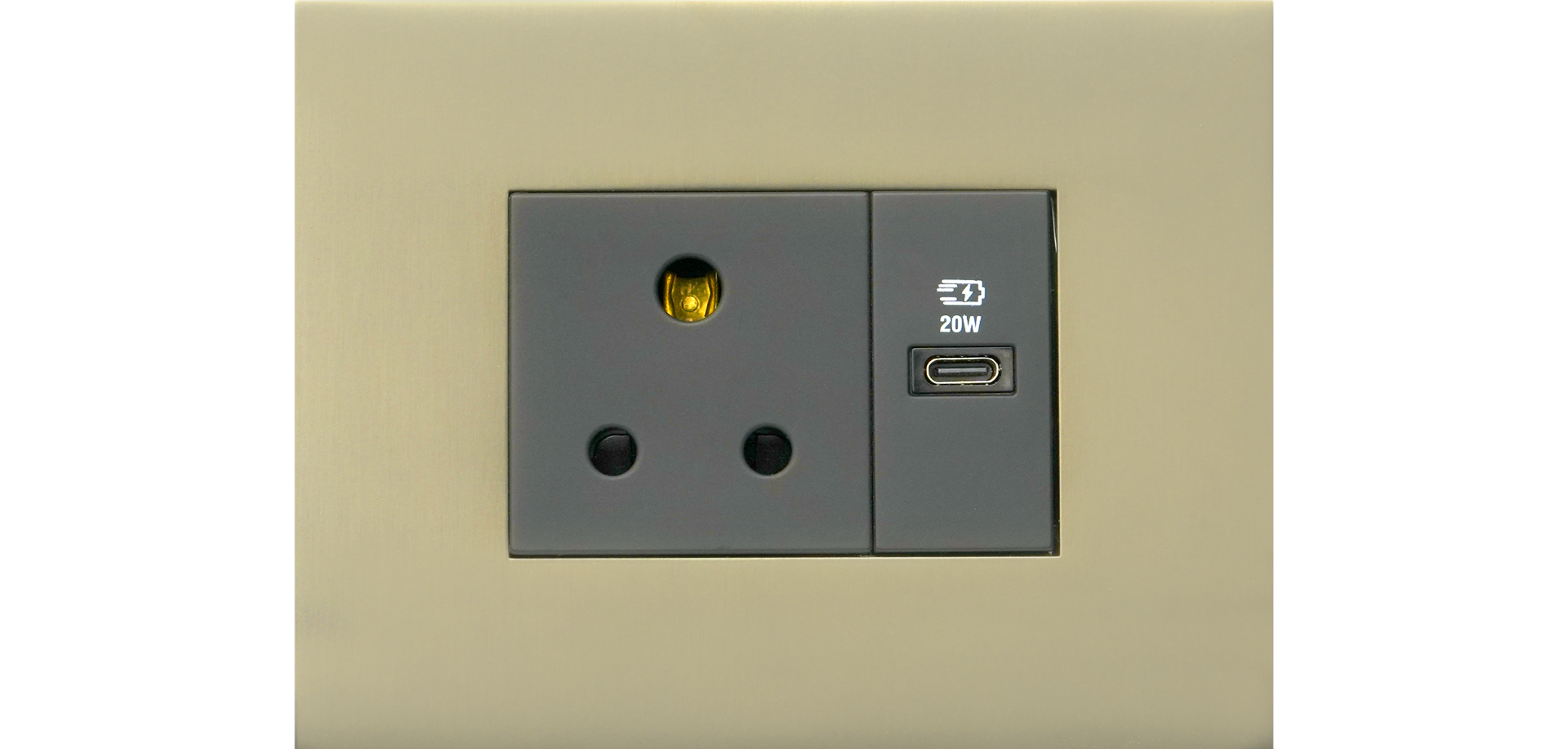 Faceplate, Socket & USB-C